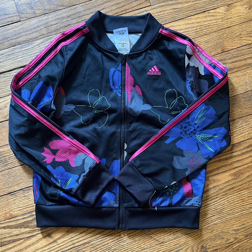 Adidas Track Jacket size 14 (L)
